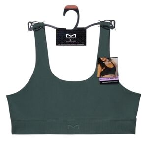 Maidenform Women's Green Scoop Crop Top